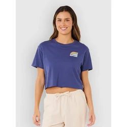 Rip Curl Surf Side Cropped ženska majica navy