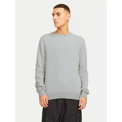 JACK & JONES Muški džemper 12258139, Sivi