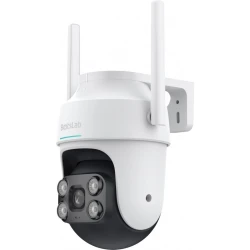 Nadzorna kamera Botslab Pro W312 2.5K z Wi-Fi, IP66 zaščito in svetlobnim alarmom - bela