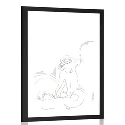 Plakat s paspartujem moč resnične ljubezni - 40x60 no frame