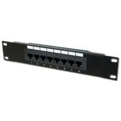 DIGITUS MREŽNI PRIKLJUČNI PANEL 10 (PATCH PANEL) UTP 8X RJ45, KAT. 5E V