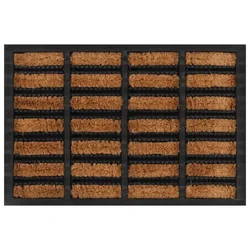 Otirač pravokutni 40 x 60 cm od gume i kokosovih vlakana