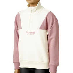 Hummel dukserica Hmlessex Zip Neck sweatshirt za devojčice