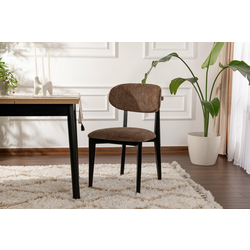 HANAH HOME Set 2 stolice Lionte Brown Black