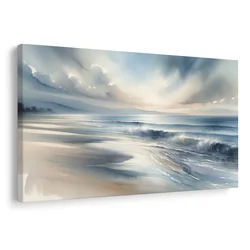 Slika mirno morje ob zori - 60x40