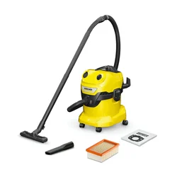 Karcher WD 4 V-20/5/22 Usisivač za mokro i suvo usisavanje, 20l, 1000W, Žuti