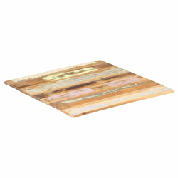 Četvrtasta stolna ploča 70x70 cm 15 - 16 mm od obnovljenog drva