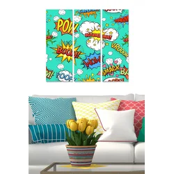 Set slika Wallity MDFMK9839, 3 dijela