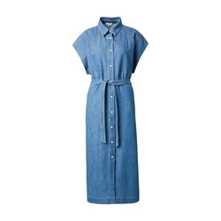 s.Oliver Dolga srajca moder denim