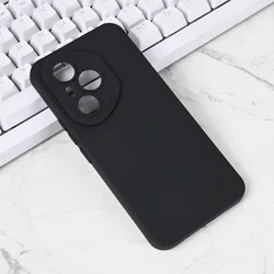 Silikonska maska za Honor 400 Pro Pro Camera, Crna