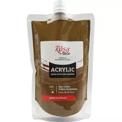 Rosa Studio Akrilna barva Raw Umber (425) 200 ml 1 kos