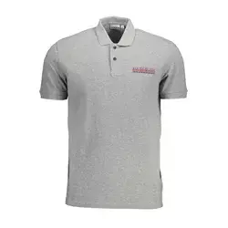 NAPAPIJRI Muška polo majica NP0A4EZI-ERIS-SS_GRIGIO_160, Siva