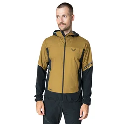 Dynafit TRAVERSE ALPHA HOODED JKT M, moška pohodna jakna, rjava 71698