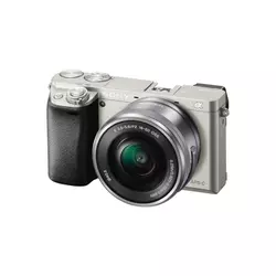 SONY digitalni fotoaparat ILCE-6000LS Kit 16-50mm srebrni