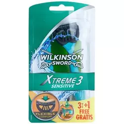 Wilkinson Sword Xtreme 3 Sensitive brivniki za enkratno uporabo (Aloe Vera) 3 + 1 Ks