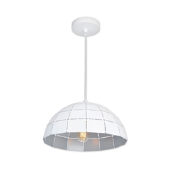 Top Light Apolo 30B - Luster na sajli 1xE27/40W/230V bela/srebrna