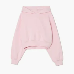 Cropp - Dukserica s kapuljačom - pastelno pink