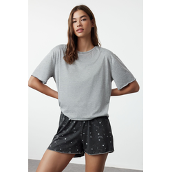 Trendyol Milla Ženski set pidžame Thmss24Pt00203, Sivi