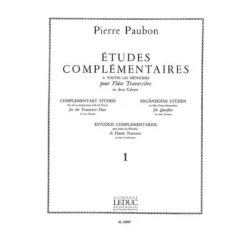 PAUBON:ETUDES COMPLEMENTAIRES VOL.1