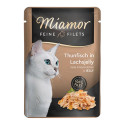 Miamor mesni fileti u želeu- tunjevina i losos 100g