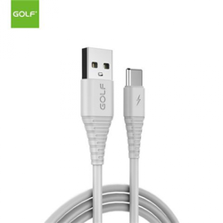 GOLF: USB kabl na Tip C GC-64t beli 1m