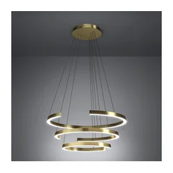 Eglo 390517 - LABONETE LED prigušiva luster na kablu LED/50W/230V, zlatna, sa daljinskim upravljačem
