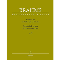 BRAHMS:SONATA FOR CELLO AND piano OP.38 IN E-MOLL