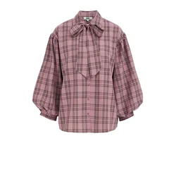 WE Fashion Bluza orhideja / bela