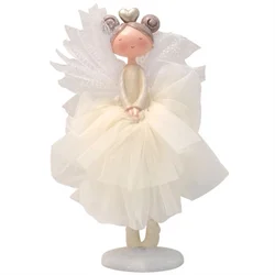 Novogodišnja figura anđeo u tilu 22cm ( 045304 )