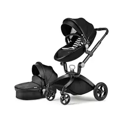 HOT kolica MOM BLACK 2U1 (sportsko sediste+korpa)