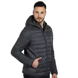 RINO HOODY Muška jakna sa kapuljačom, Boja: tamno siva Veličina: M