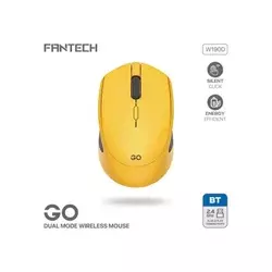 Fantech Miš Fantech W190, Wireless, Žuti