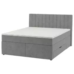 Boxspring Krevet Nikol 180/200 cm , siva