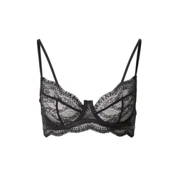 Hunkemöller Nedrček s kostjo Isabelle 184821 Črna