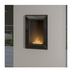 InFire - Ugrađeni bio-kamin 79x55 cm 3kW crni