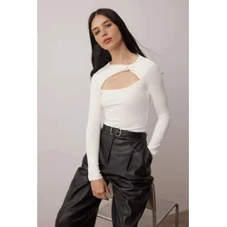 Trendyol Milla ženska bluza Twoaw26Bz00126, Krem