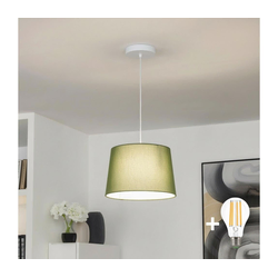 Brilagi - LED luster na sajli CERIA 1xE27/40W/230V prečnika 30 cm, zelene boje