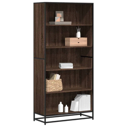 Polica za knjige smeđi hrast 80,5x35x170,5 cm izrađeno drvo