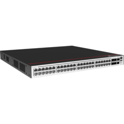 S5735-S48P4XE-V2 (48*10/100/1000BASE-T ports, 4*10GE SFP+ ports, 2*12GE stack ports, PoE+, without power module)