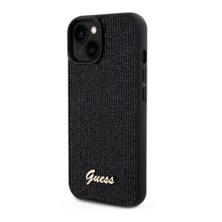 Maska Guess Hc PU Disco Script Metal za iPhone 15