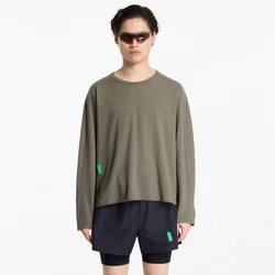 Majice District Vision Waffle Long Sleeve Oyster M