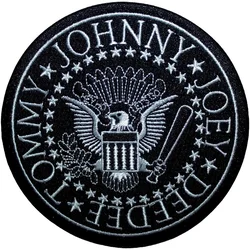 Ramones Presidential Seal Iron-On Patch Black