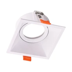 Ugradno svetlo EYE 1xGU10/25W/230V kvadratno, belo
