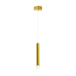 LED luster na sajli GOLDIE LED/5W/230V zlatni