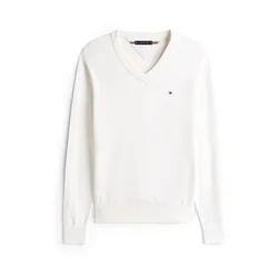 TOMMY HILFIGER Pulover pastelno rumena