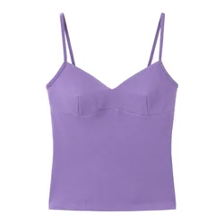 MANGO Top MIMI vijolično modra