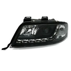 OEM Kristalni farovi Devil Eyes A6 (97-01), Crni