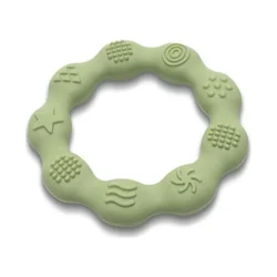 Lorelli silikonska glodalica za bebe ring - natural fresh green ( 10210920004 )