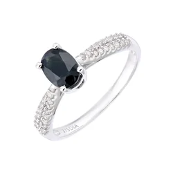 DIAMANT LETERNEL Prstan srebrna