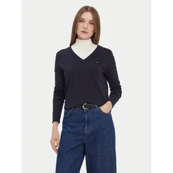 TOMMY HILFIGER Pulover  mornarska / rdeča / bela